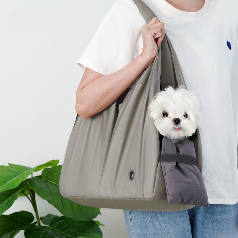 versatile pet shoulder bag, view 4 - MRSLM