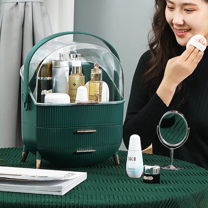 waterproof makeup organizer box, view 11 - MRSLM