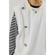 sleeveless loose pullover, view 6 - MRSLM