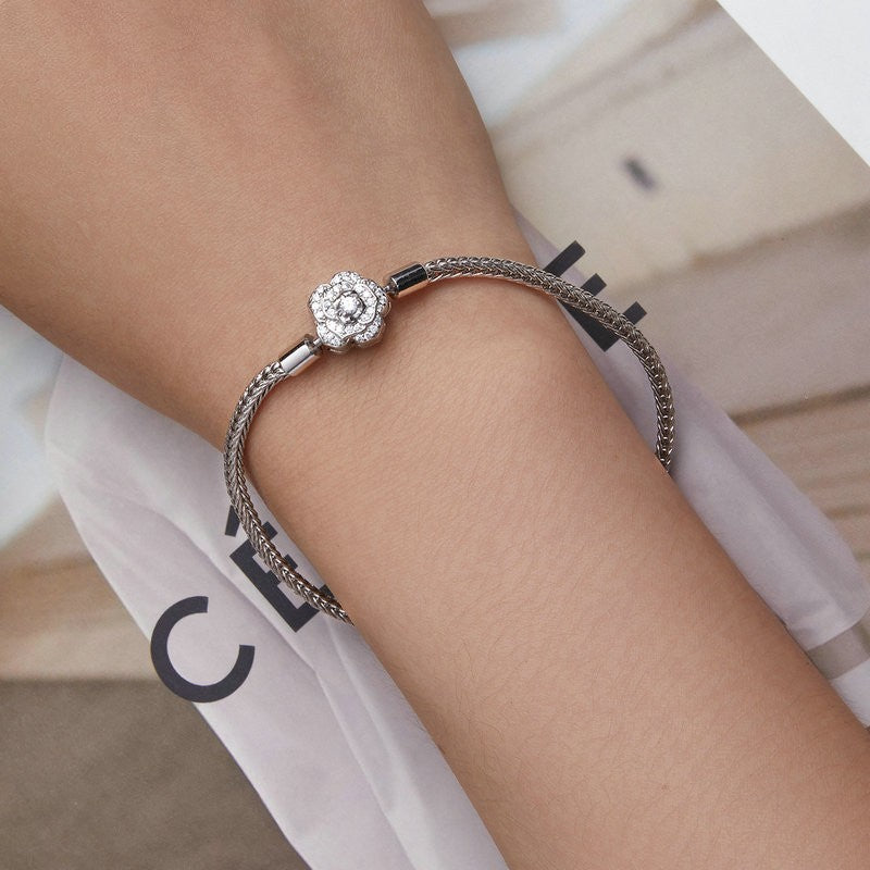 925 silver rose basic bracelet - MRSLM