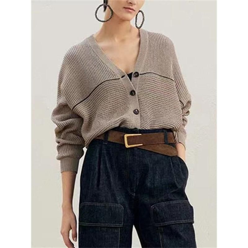 beaded chain cardigan jacket, view 3 - MRSLM