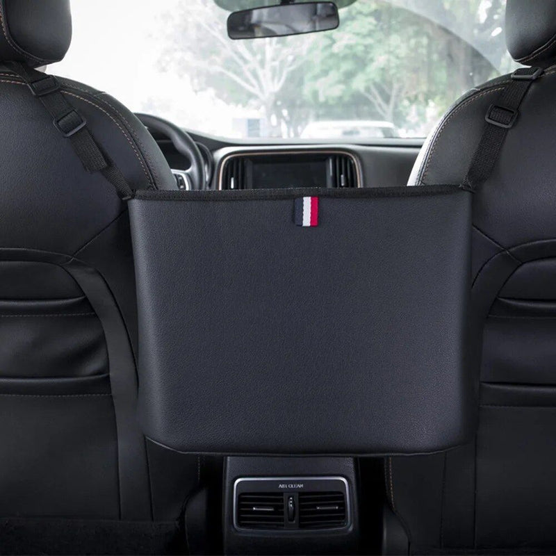 PU leather car seat organizer, view 2 - MRSLM