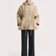 chic hooded trench coat - MRSLM
