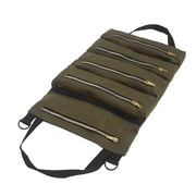 canvas car seat organizer foldable storage bag, view 2 - MRSLM