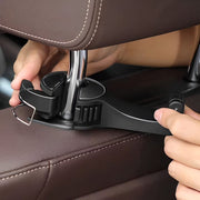 Universal car seat back phone holder and hook, view 7 - MRSLM