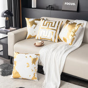 Nordic geometric gold plush pillowcases, view 10 - MRSLM