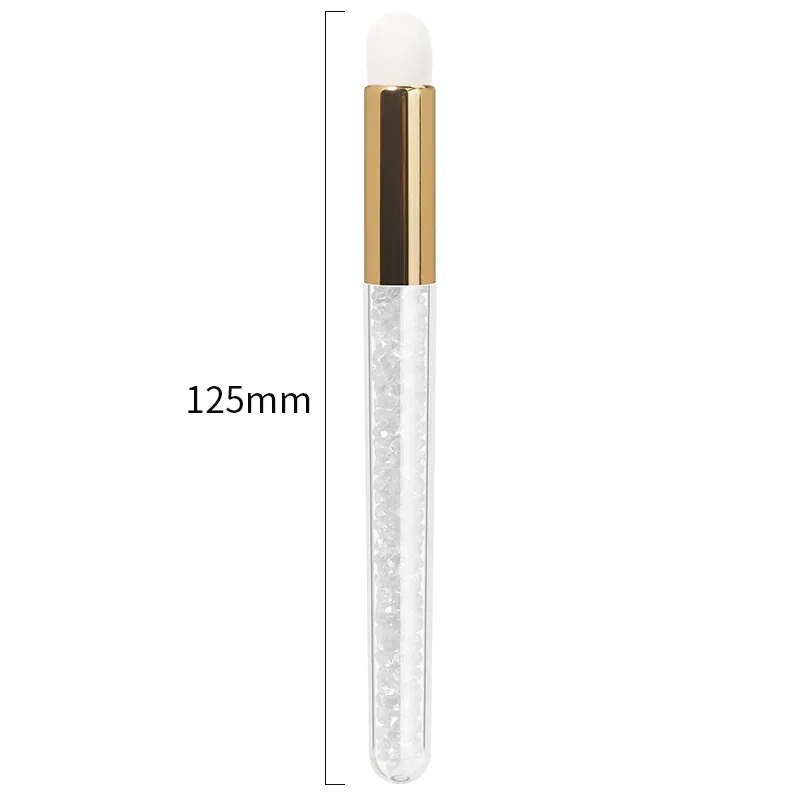 crystal eyelash and nose cleaning brush, view 4 - MRSLM