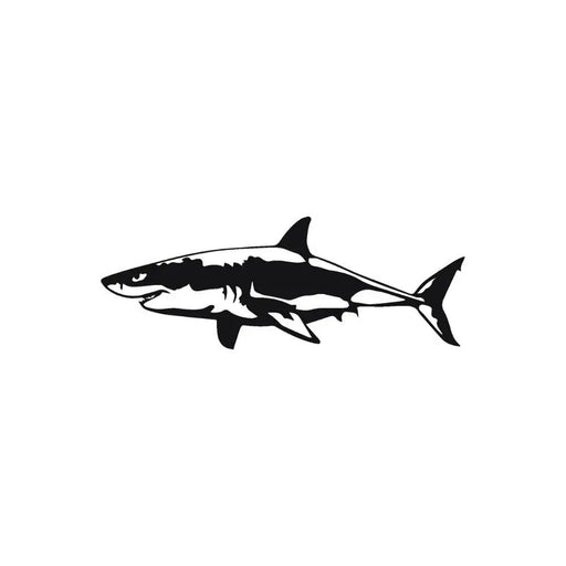 great white shark vinyl car decal - MRSLM