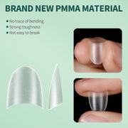 short half cover false nail tips, view 17 - MRSLM