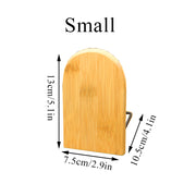 bamboo book stand, view 2 - MRSLM