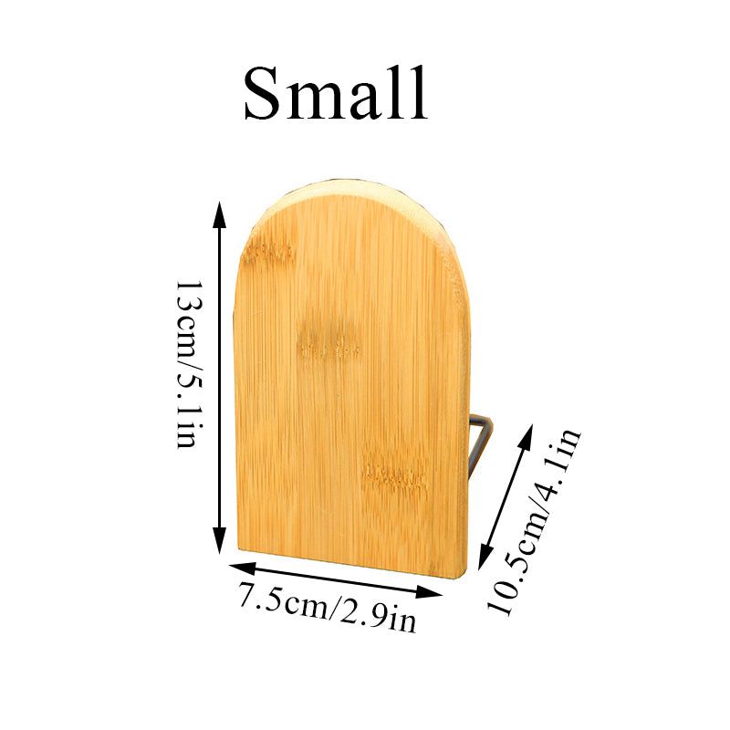 bamboo book stand, view 2 - MRSLM