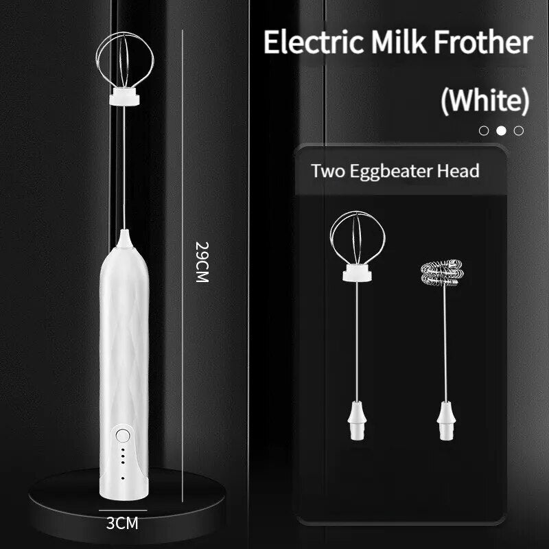 USB rechargeable mixer and milk frother, view 3 - MRSLM