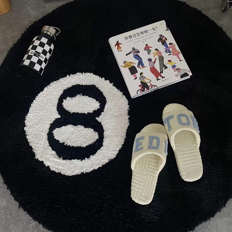halloween 8 ball rug, view 3 - MRSLM