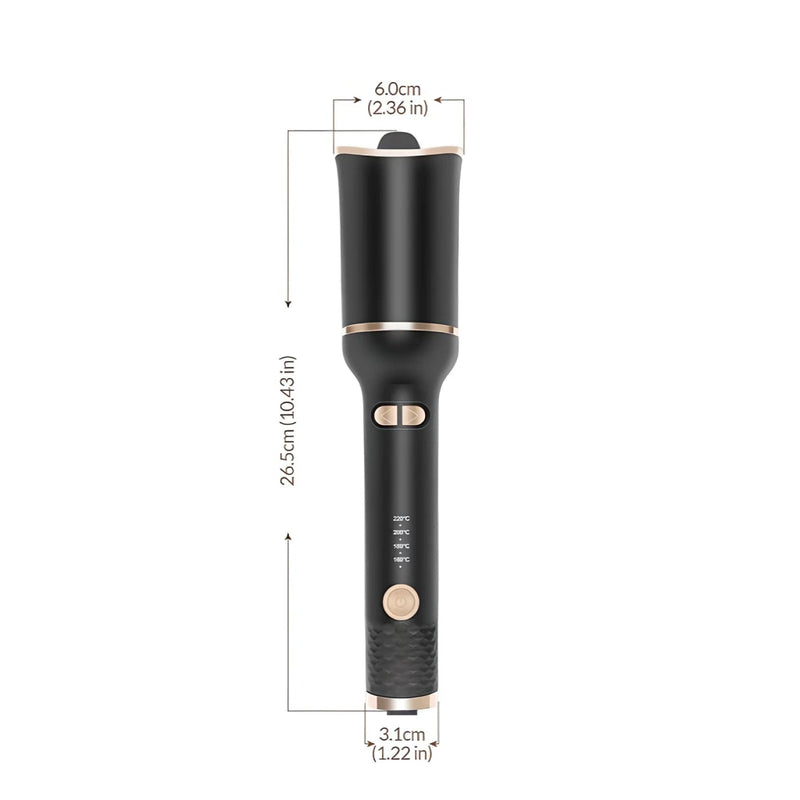 auto rotating ceramic hair curler, view 10 - MRSLM