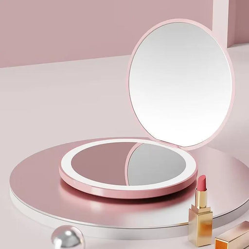 led light foldable makeup mirror - MRSLM