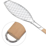 bbq fish and vegetable grilling basket, view 2 - MRSLM