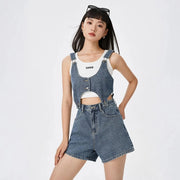 strap top and loose shorts set, view 2 - MRSLM
