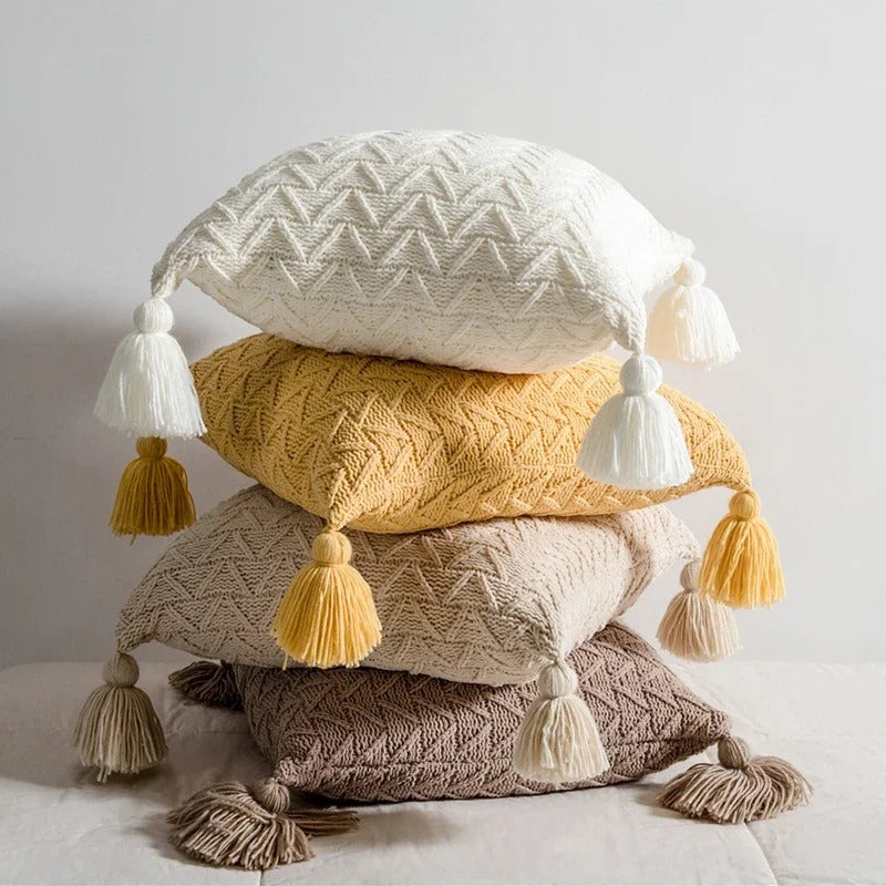 soft knit chenille cushion cover, view 12 - MRSLM