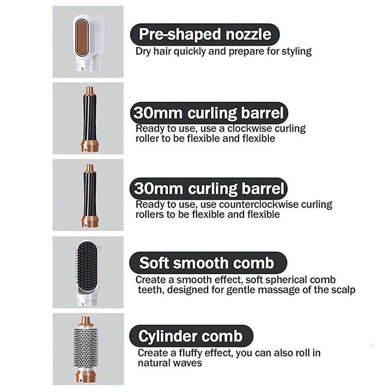 5-in-1 hot air comb, view 8 - MRSLM