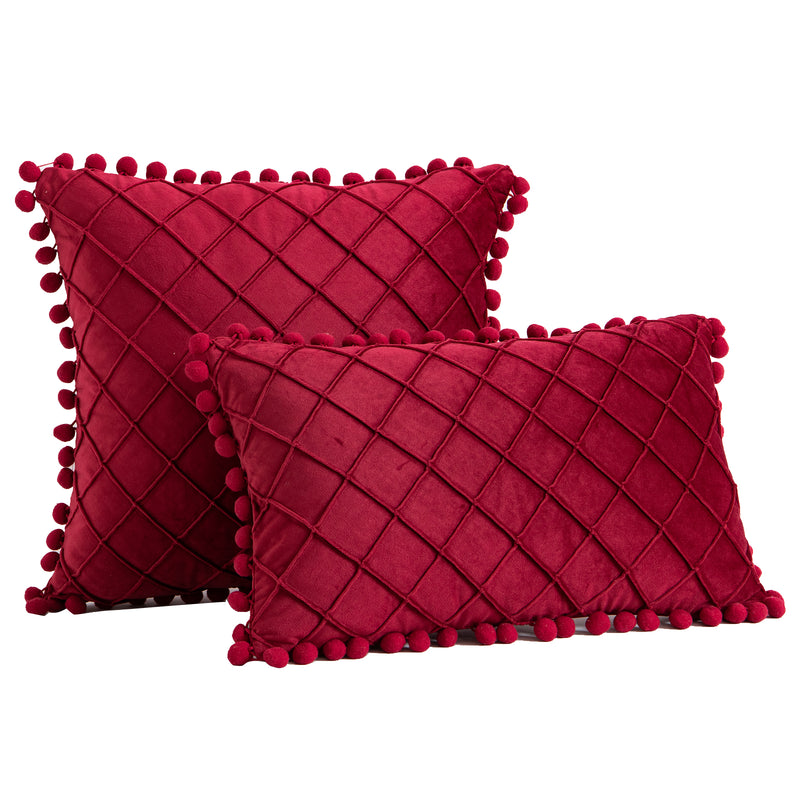 velvet plaid throw pillow covers, view 22 - MRSLM
