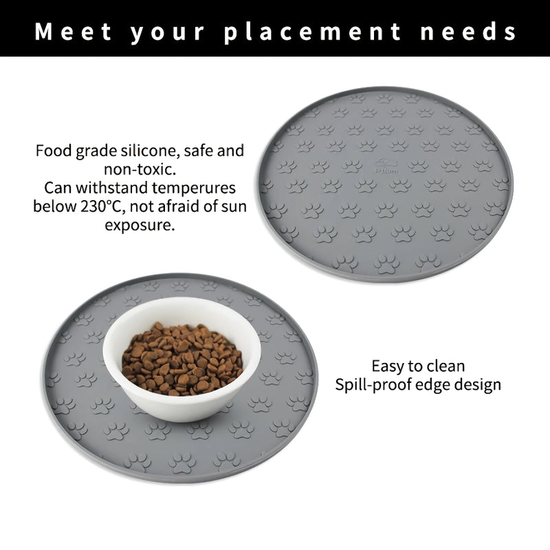silicone pet feeding mat, view 5 - MRSLM