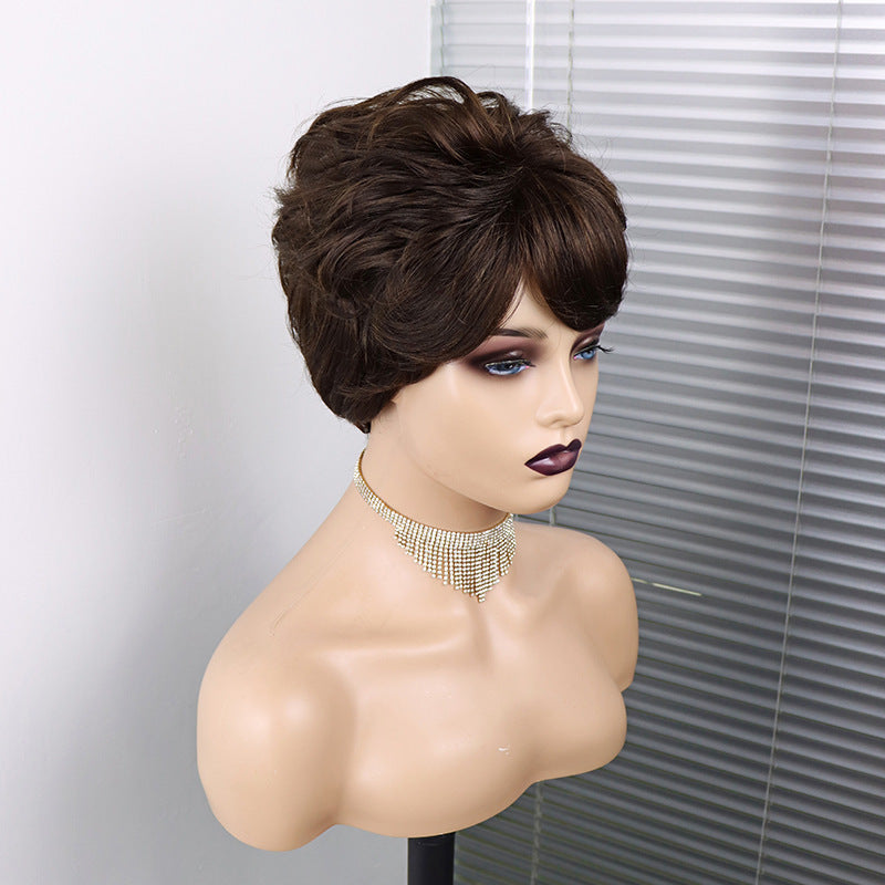 short wavy pixie cut wig - MRSLM