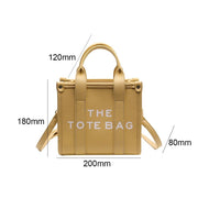 women's PU leather tote bag, view 9 - MRSLM
