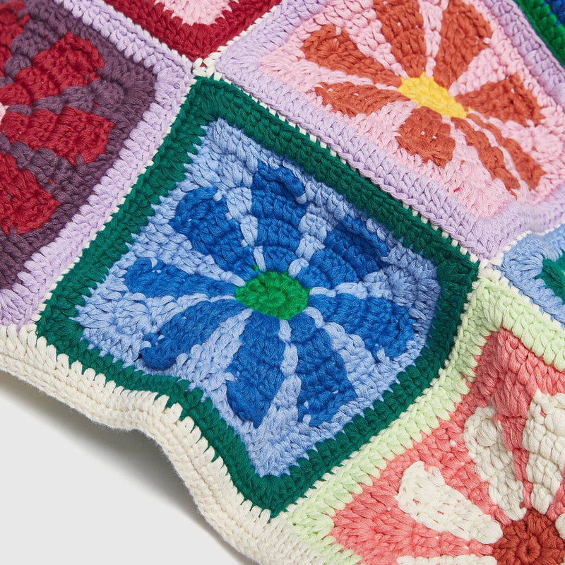 Floral crochet shoulder bag, view 5 - MRSLM