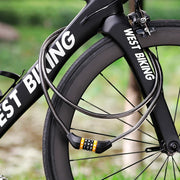 coiling bike cable lock with password - MRSLM