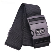 travel luggage strap with password lock, view 3 - MRSLM