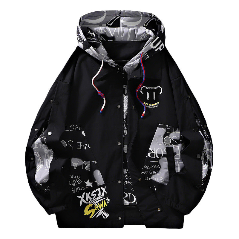 men's hooded corduroy jacket, view 4 - MRSLM