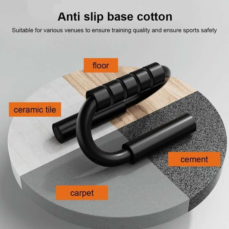 s-shape push-up stand with foam handles, view 2 - MRSLM
