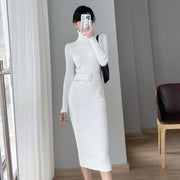 turtleneck knitted dress - MRSLM