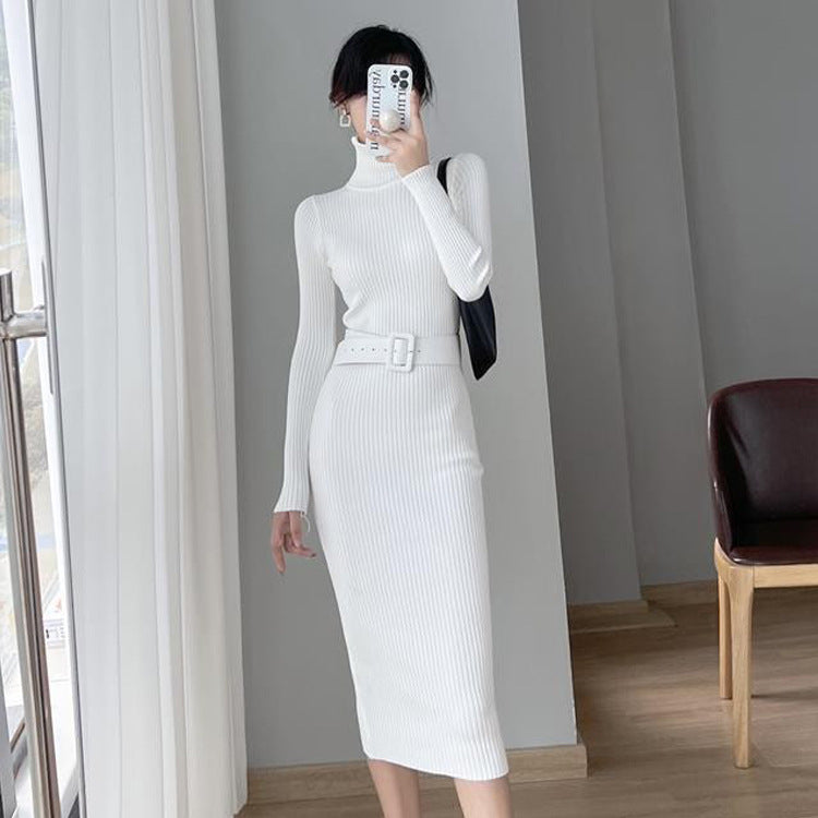 turtleneck knitted dress - MRSLM