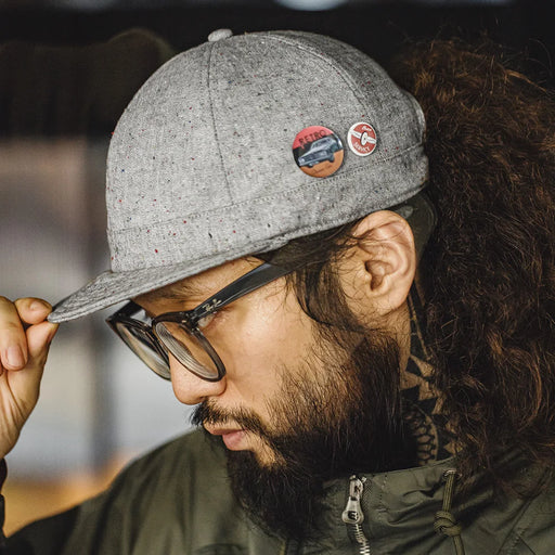 vintage gray flip hat - MRSLM