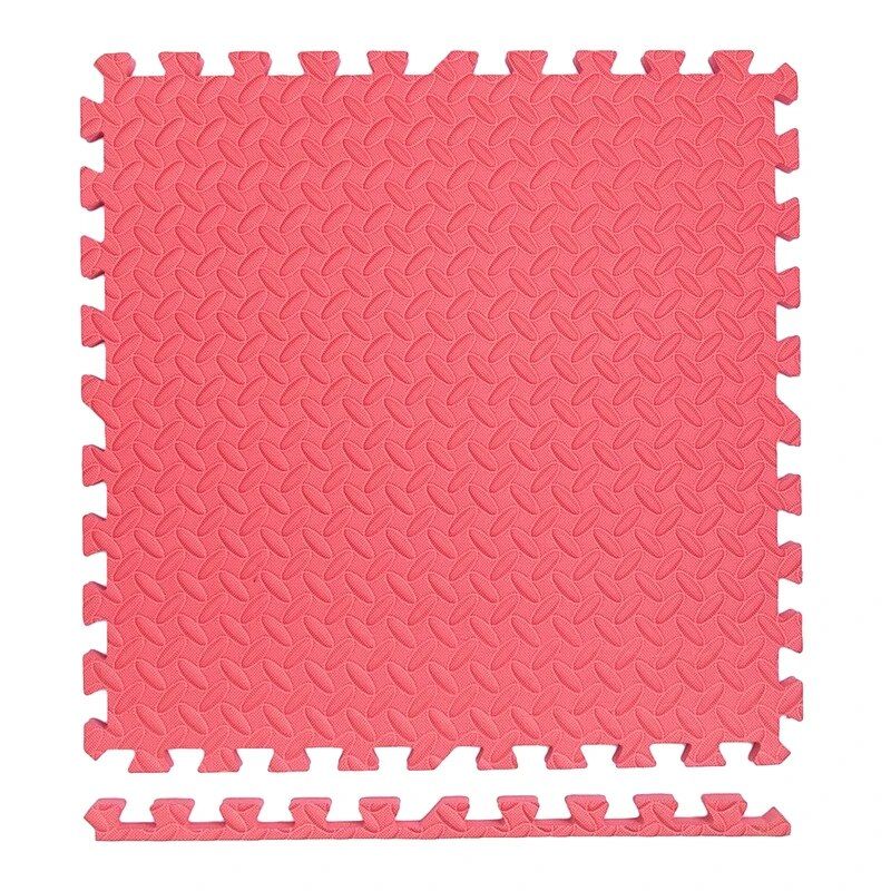 leaf pattern gym mat set, view 3 - MRSLM