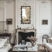 industrial vintage ornate wall mirror - MRSLM