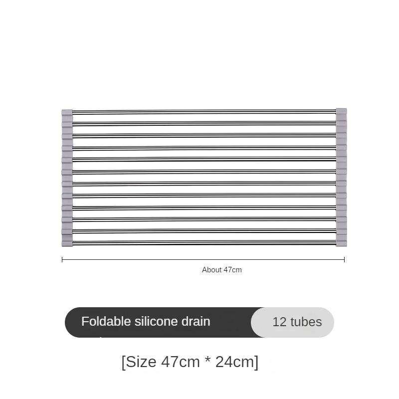 stainless steel sink draining rack, view 4 - MRSLM