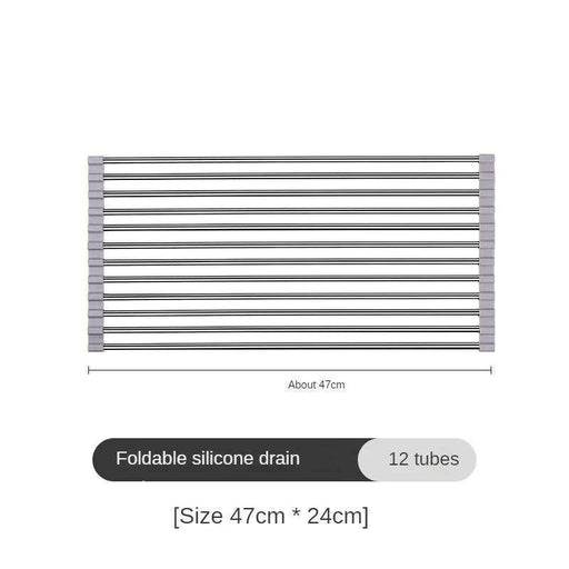 stainless steel sink draining rack, view 4 - MRSLM