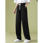high waist wide leg pants, view 3 - MRSLM
