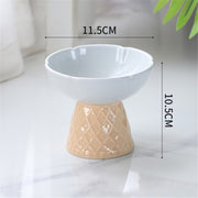 ceramic ice cream cat and dog bowl, view 4 - MRSLM