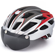bicycle helmet with integrated goggles, view 8 - MRSLM