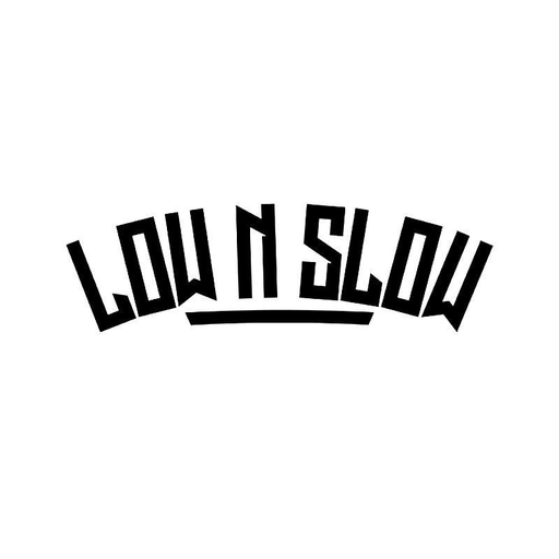low n slow vinyl car sticker - MRSLM
