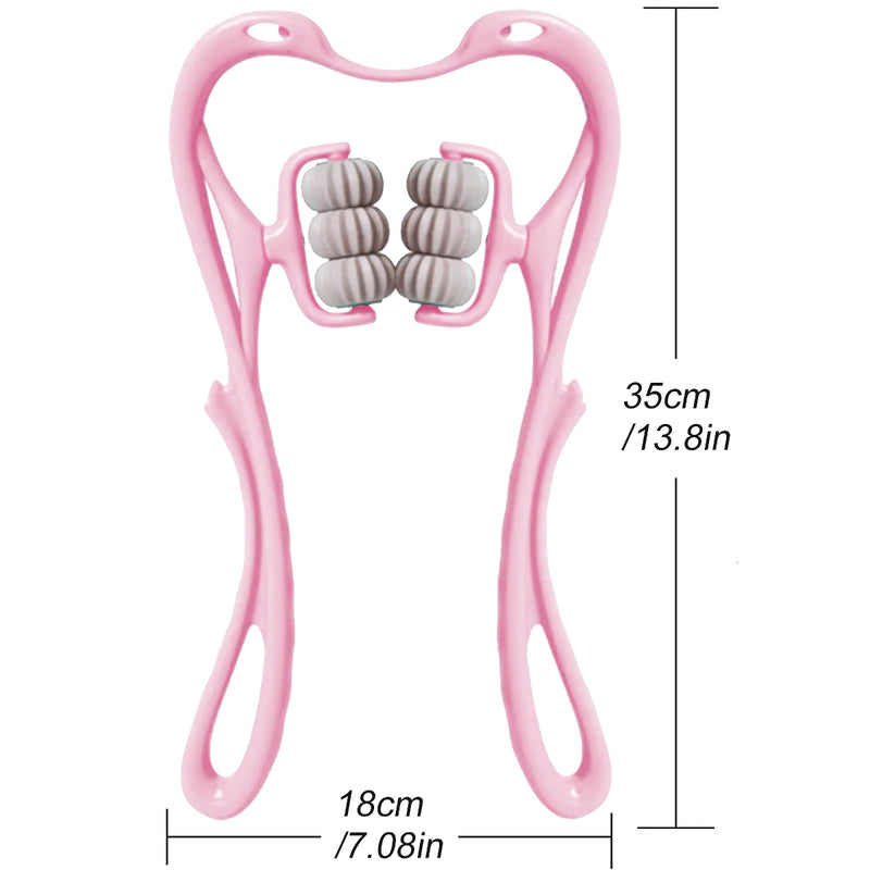 Handheld neck massager roller, view 10 - MRSLM