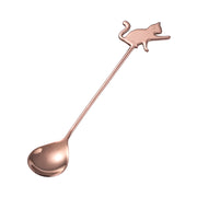 Cat stainless steel coffee spoon, view 4 - MRSLM