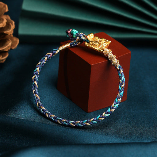 auspicious dragon rope bracelet, view 9 - MRSLM