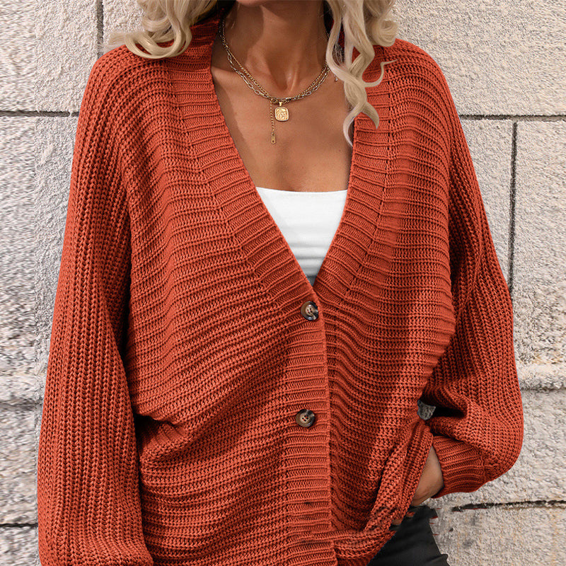 women's loose knitted patchwork sweater, view 7 - MRSLM