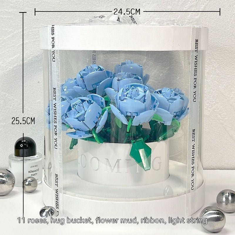 building blocks rose bouquet, view 4 - MRSLM