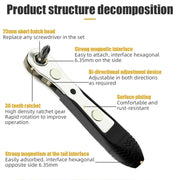 mini ratchet wrench screwdriver, view 9 - MRSLM