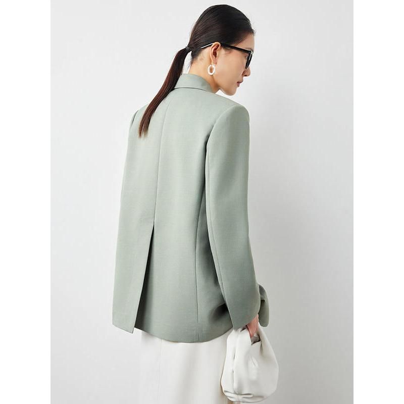 green double breasted blazer, view 7 - MRSLM